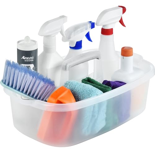 Haundry Large Cleaning Caddy with Handle, Cleaning Tool Storage - Image 2