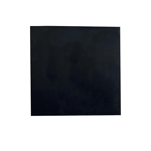 Solid Rubber Sheets,Rolls & Strips 1/8 (.125)" Thick X 12" Wide X 12" Long, Solid Rubber Strips for DIY Gaskets Crafts Pads Sealing Abrasion Supports Flooring Protection Warehouse