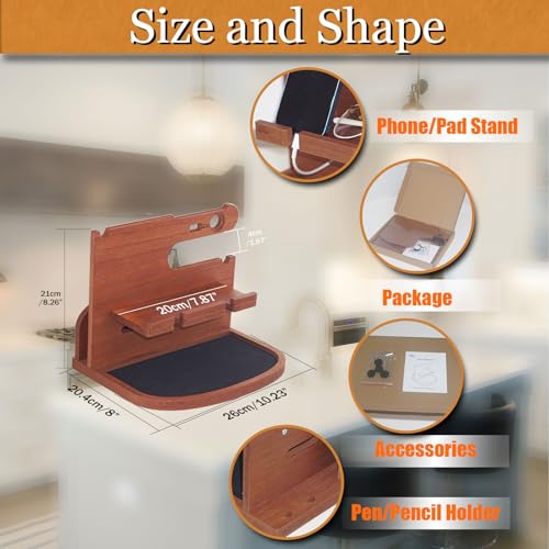 Krismax Wood Phone Docking Station for Men,Husband - Image 3