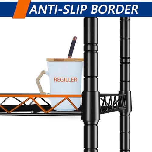 REGILLER 5-Wire Shelving Metal Storage Rack - Image 7