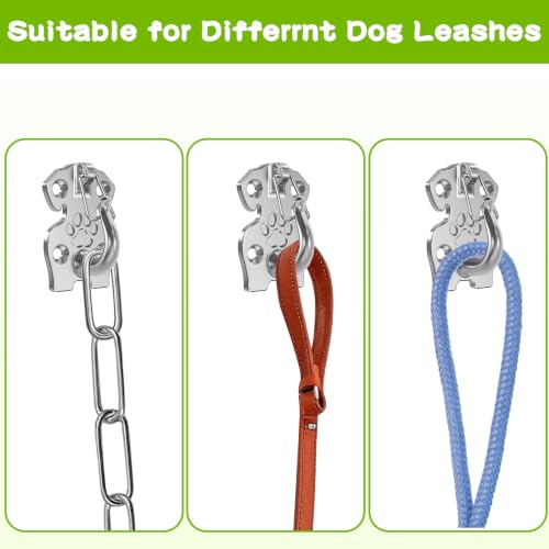 Dog Leash Holder Wall Mount Stainless Steel Hook, 1 Pack - Image 6