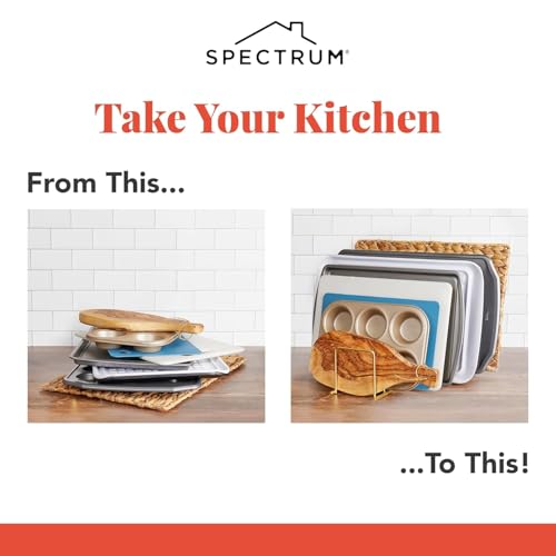 Spectrum Euro Cutting Board Holder and Bakeware Organizer - Image 5