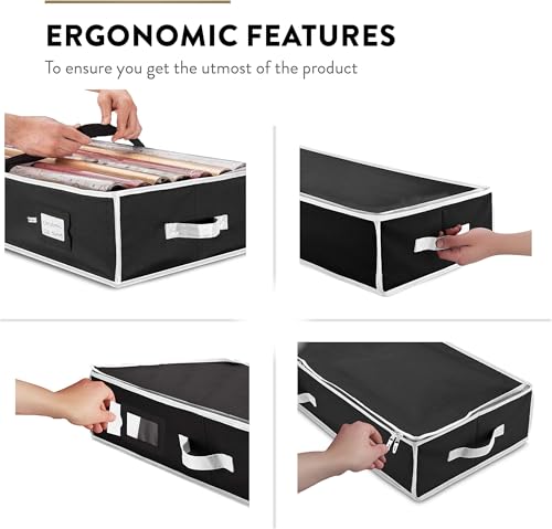 ZOBER Wrapping Paper Storage, Gift Wrapping Organizer Storage - Image 7