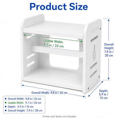 3-in-1 Thermal Label Holder Stand for 4×6, Roll & Fan-Fold - Image 3