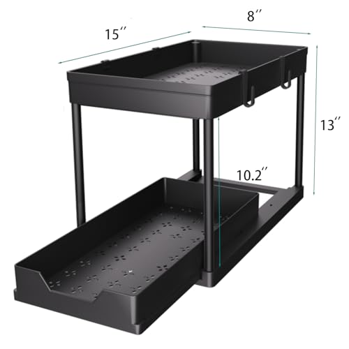 DEKAVA Under Sink Organizer 2 Pack, Bathroom Cabinet | Home Organizati - Image 3