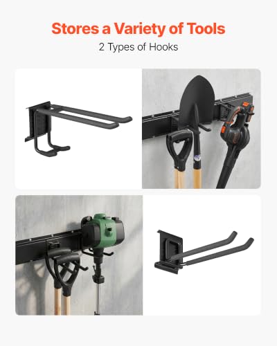 VEVOR Garage Tool Organizer 33 Inch 400 lbs Wall Mount - Image 6