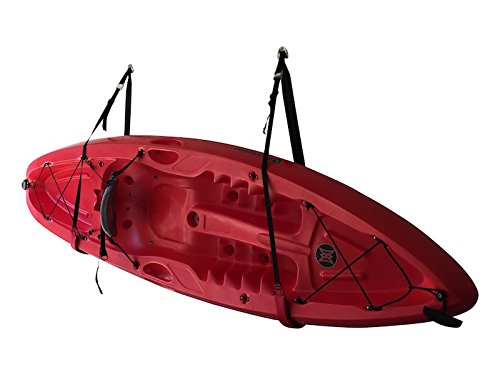 Kayak Storage Rack | Premium Adjustable Padded Wall Straps - Image 5