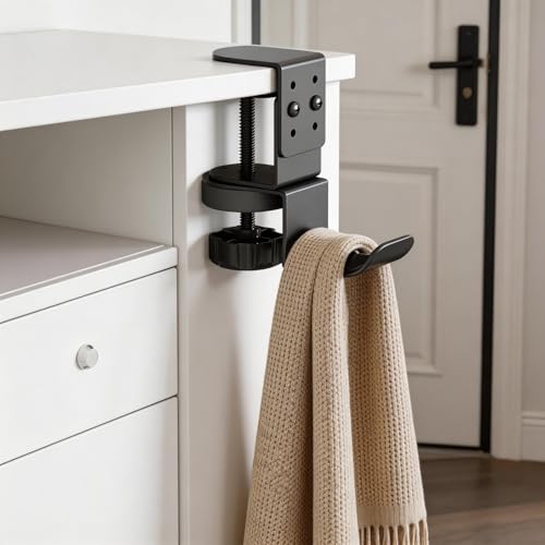 Heavy Duty Desk Hook Clamp(1 PCS), 360° Rotating Backpack - Image 5