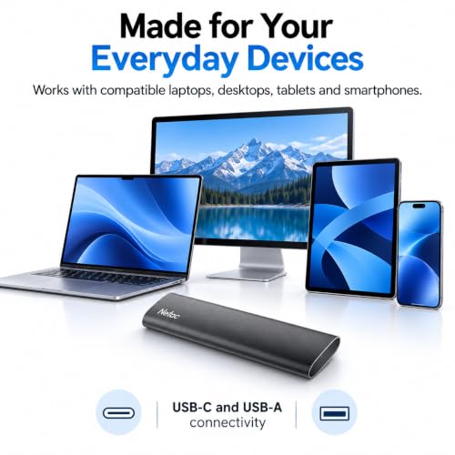 Netac ZSlim 250GB Portable SSD, Up to 550MB/s Read and 450MB/s - Image 7