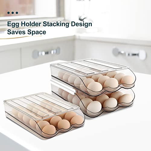 MesRosa Egg Holder for Fridge, Automatic Rolling Con | All Products - Image 5