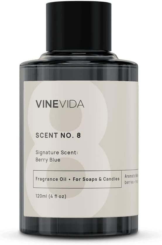 VINEVIDA [4oz] Berry Blue - Fragrance Oil for Candle & Soap Making - Made in USA