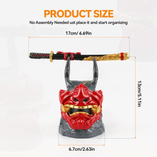 Gaming Controller Holder Stand Accessories: Samurai Warrior Mask - Image 3