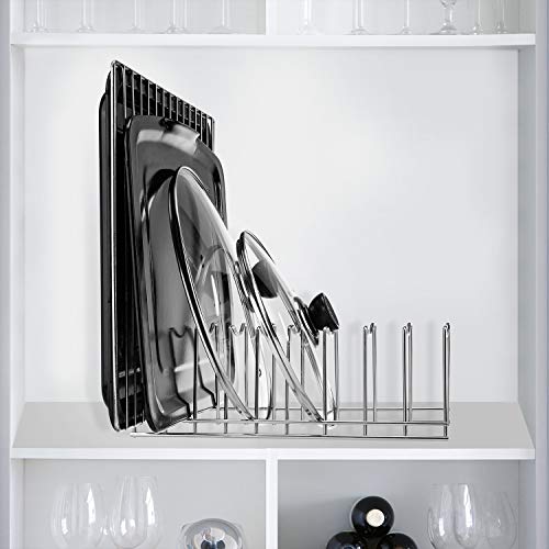 Pot Lid Organizer, Kitchen Pot Lid Rack Holder - Image 8