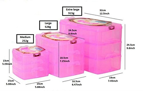 Kamay's 3-Tier Transparent Stackable | Home Organization - Image 3