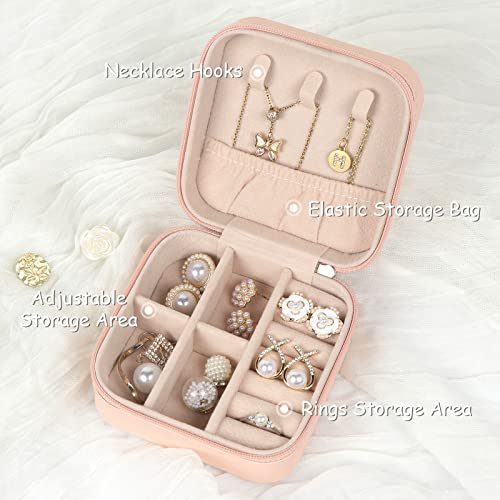 MFXIP Travel Jewelry Case Small Jewelry Box Jewelry - Image 3