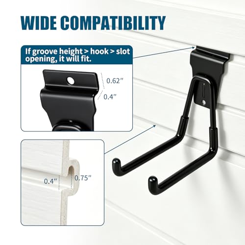 34PCS Slatwall Accessories Set: Baskets, Hooks Set, Screw Bins - Image 4
