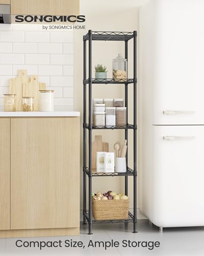 SONGMICS 5-Tier Bathroom Shelf, Storage Rack for Small Space - Image 4