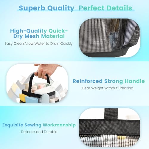 Mesh Shower Caddy Portable for College Dorm Room Ess | All Products - Image 4