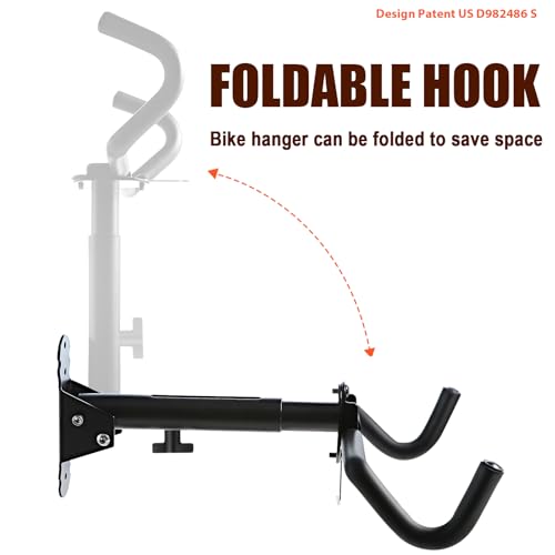 Gootus Bike Wall Mount Hanger - Horizontal Bicycle Indoor - Image 6