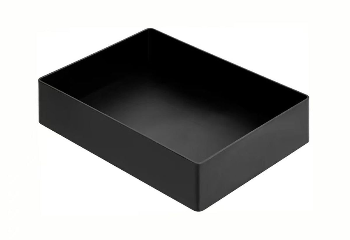 Amazon Basics Rectangular Plastic Desk Organizer with Storage - Image 1