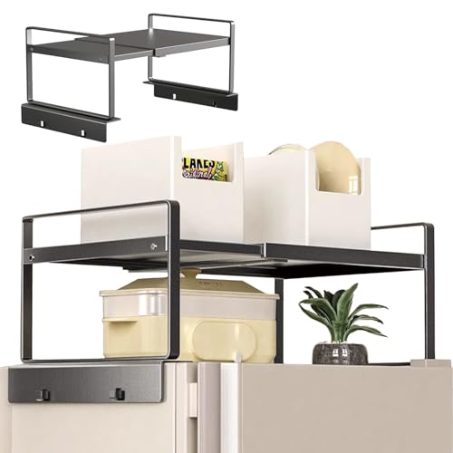 Adjustable Refrigerator/Washer Top Storage Rack - Image 2