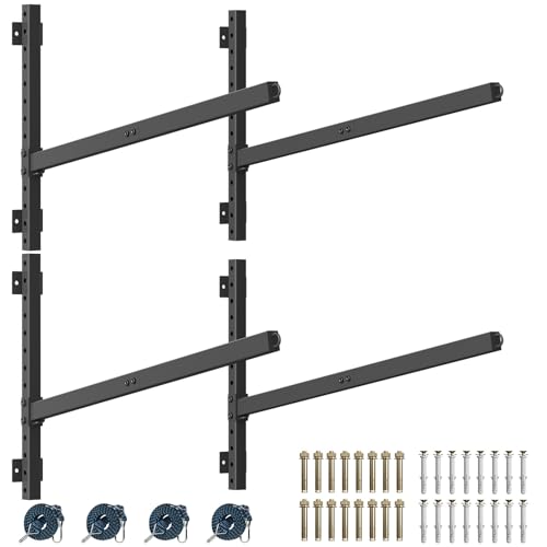 Kayak Storage Rack Heavy Duty, Adjustable Wall Mount - Image 2