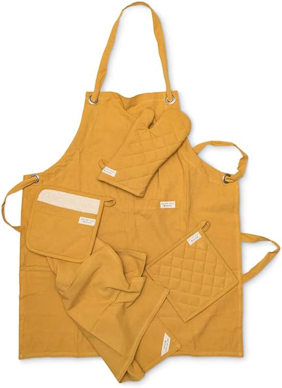 Full Circle Kind Collection Plant-Dyed Organic Cotton, Dish Towel, Turmeric