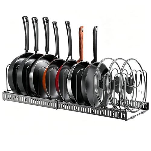 BUYGOO Expandable Pots & Pans Organizer, Pan Rack fo | All Products - Image 2