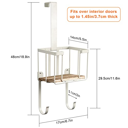 TJ.MOREE Over The Door/Wall Mount Ironing Board Hanger - Image 4