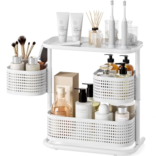 KINGRACK Metal Bathroom Counter Organizer，Rotating C | All Products - Image 2