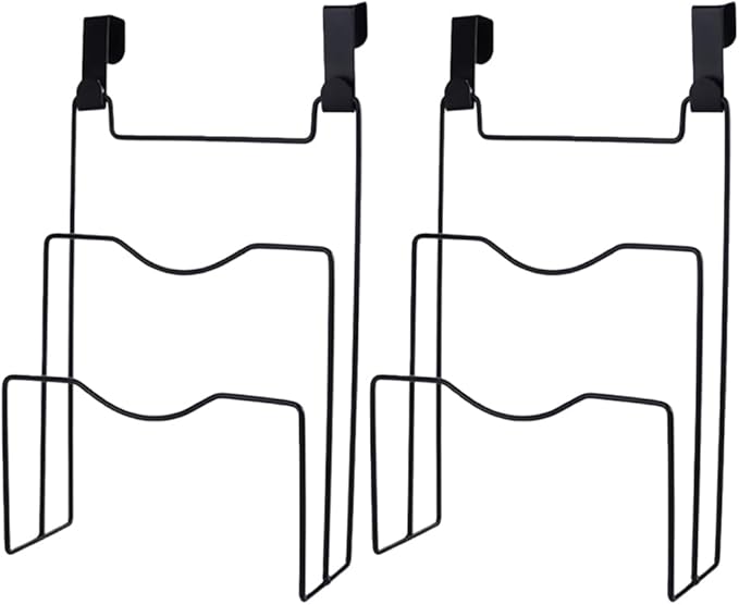 Ciieeo Kitchen Cabinet Door Hanging Pot Lid Organizer 3-Tier Iron Storage Rack 12.12X8.07X3.22 Inch Hanging Lid Holder for Pots and Cutting Boards Easy Kitchen Organization