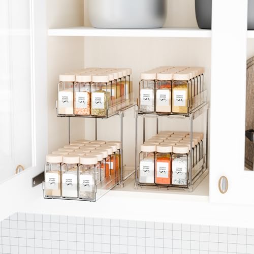 Yieach 2 Pack 2 Tier Vertical Spice Rack Pull Out,10 | All Products - Image 7