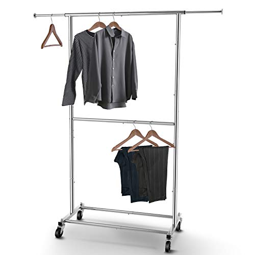 Simple Trending Clothing Garment Rack, Extensible Clothes Rack - Image 2