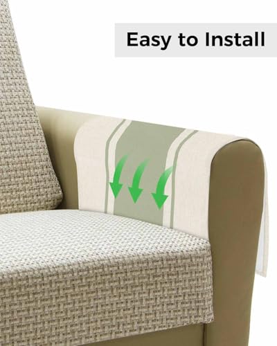 Sofa Armrest Organizer Bedside Caddy, Sage Green Vintage - Image 6