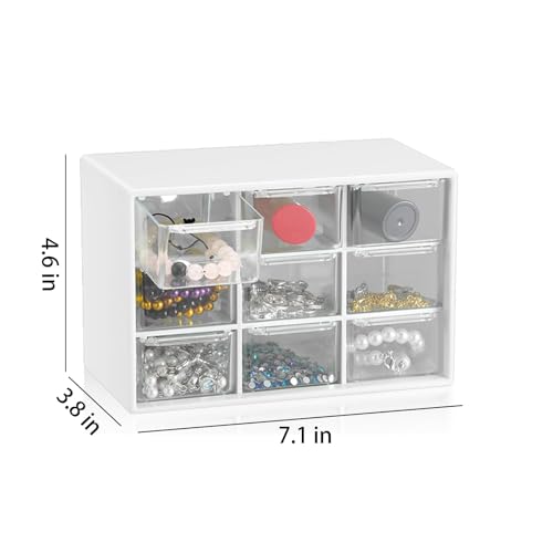 Small Drawer Organizer for Desk, 7.1" x 3. 8" x 4.6" Mini Desktop - Image 4