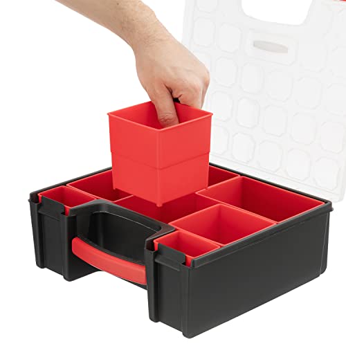 INTERTOOL Hardware Organizer with 7 Deep Removable Bins - Image 5