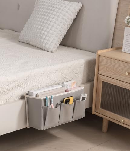 Bedside Caddy/Bedside Storage Organizer Hanging Bag with Three - Image 4