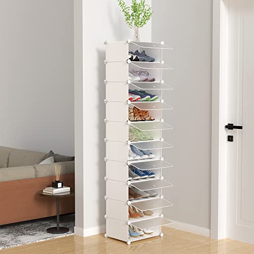 HOMIDEC Shoe Storage, 10-Tier Shoe Rack Shoe Organizer for Closet - Image 4