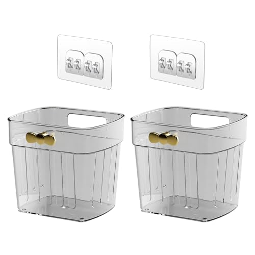 2 Pack Adhesive Cabinet Door Organizer, Compact Kitchen Under - Image 2