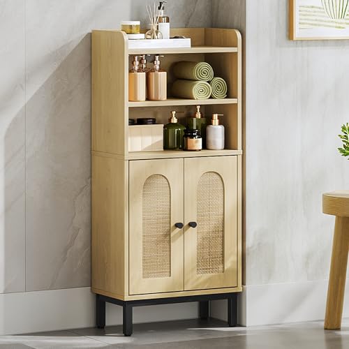 Hzuaneri Bathroom Storage Cabinet, Small Floor Cabinet - Image 5