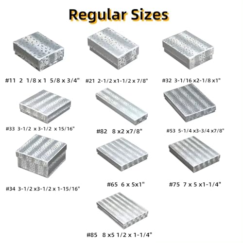 RJ Displays 15 Pack Silver Foil Cotton Filled Paper Cardboard - Image 7