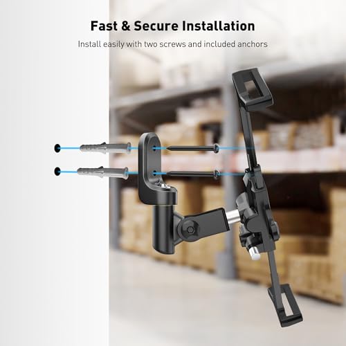 AboveTEK Anti-Theft iPad Wall Mount with Lock & Key, 360° - Image 8