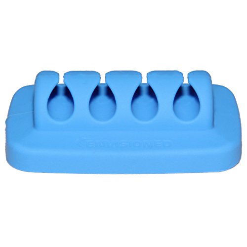 Desktop Cable Organizer, Cord Holder for Desk and Nightstand - Image 4