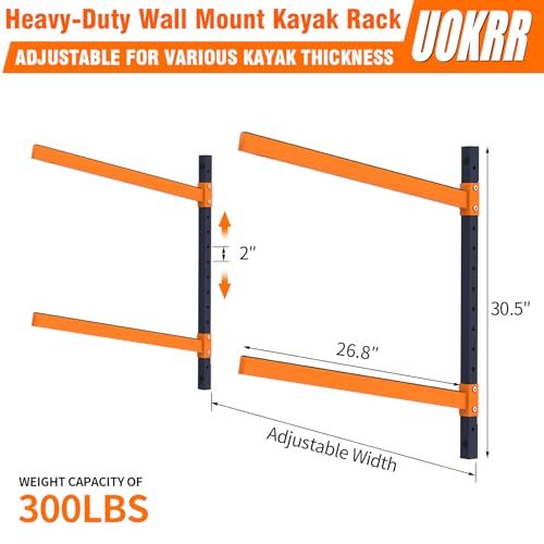Kayak Storage Rack, Wall Mount Kayak Racks for Indoor - Image 3