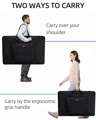 Nicpro Art Portfolio Bag 24 x 36 in, Nylon Artist Carrying Bag - Image 6