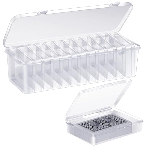 12 Pcs Playing Card Box, Clear Trading Card Storage - Image 2
