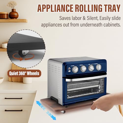 360° Appliance Slider Sliding Tray, Coffee Maker Rolling Tray - Image 5