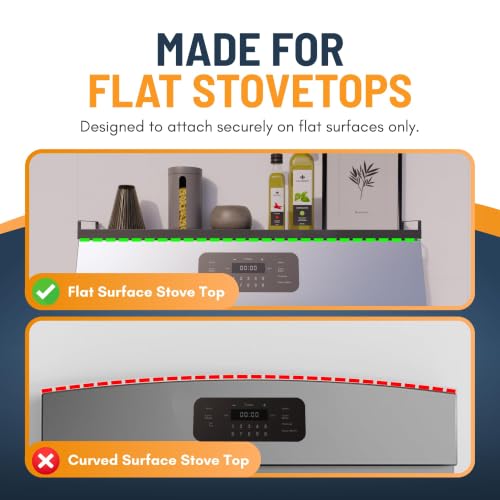 Extendable Steel Over the Stove Shelf for Back of St - Image 5