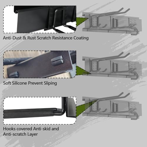 Garden Tools Organizer Garage Storage Wall Mount,48 Inches - Image 6
