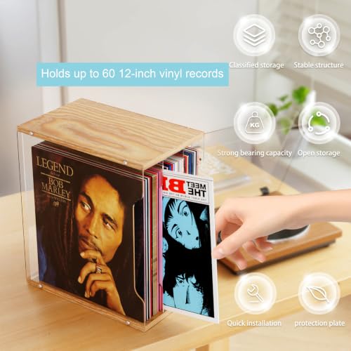 Now Playing Vinyl Record Stand,Record Stand Display Record - Image 5